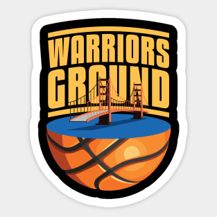 Warriors Ground Sticker